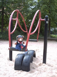 das Alienmobil hat sich festgefahren das Alienmobil hat sich festgefahren